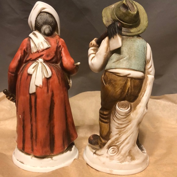 Vintage NAPCOWARE Old Man & Old Women - Picture 3 of 12